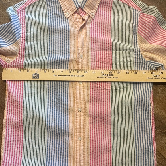 J.Crew Multicolor Striped Seersucker Button Down Shirt | Women’s Small - Picture 10 of 10